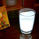 Inicio Brillante Deco Taza De Leche De Mesa Piso Noche Color Blanco Enciende La L�mpara (ceg202)