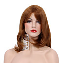 Capless Longueur Moyenne De Miel De Haute Qualit� Synth�tiques Perruque Brune Cheveux Raides (tslr1024-ms024c)