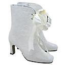 Top En Satin De Qualit� Sup�rieure Du Talon Haut Ferm� Orteils Chaussures De Mariage / (mb-025) Plus De Couleurs Disponibles
