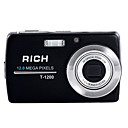 Riche T-1200 12.0mp Cam�ra Num�rique Ccd De 3.0 Pouces �cran Tactile Lcd Zoom Optique 3x Zoom Num�rique 5x (smq5662)