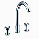 Le Pont De Type Chrome 3-trou De Robinet De Salle De Bains R�pandue �vier (0609-11213 00)