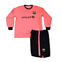 09-10 Barcelona Customized Away Long sleeve Soccer Jersey & Short Kit (GZZQ802)