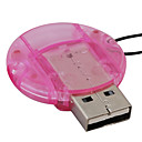 Retr�ctil Microsd / Sdhc Tf Llavero Usb 2.0 Lector De Tarjetas (una Variedad De Color)