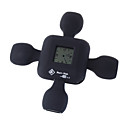 Tortuga Usb 2.0 4-port Hub Con Reloj Lcd