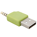 De Datos Usb Mini Y Adaptador De Carga Para Ipod Shuffle-2 (verde)