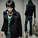 09 New Arriv�e R�tro En Laine Double Breasted Coat Moiti� Tranch�e (lgt1110-11)