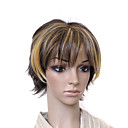 Capless Court De Haute Qualit� Look Naturel Synth�tique Caf� Noir Avec Perruque De Cheveux Blonds Bob Fd010c-0479-1112-3