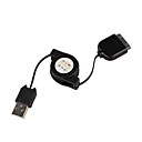 Datos Retr�ctil Usb + Cable De Carga Para Todos Los Ipod / Iphone 2g/3g