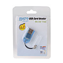 M�s Peque�o Lector Usb Microsd Con Tarjetas Transflash Cubierta (surtido De Colores)