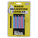 Cant-expulsi�n Volver A Encender Las Velas M�gicas 2-pack 18-vela (broma Pesada)