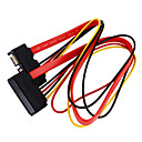 Sata 7  15 Datos P   Cable De Extensi�n De Potencia (54cm De Longitud)