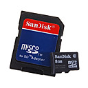 Sandisk V�ritable Microsd / Transflash Carte M�moire Sdhc Tf (8gb / Classe 2)