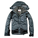 venta al por mayor 2009 eólica llegada tapón de chaqueta gris de esquí (ycsm-0910-14)