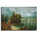 Mano Extendida Hizo La Pintura De Paisaje (0695-la-86)