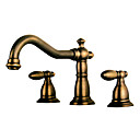 M�langeurs En Laiton Antique Robinet �vier Large Salle De Bains (0698-f-5007)