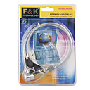 Cuerda De Cable De Alambre De Seguridad Con Cerradura Para Ordenadores Port�tiles (1 M De Longitud)