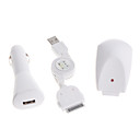 2-en-1 Usb Universal / Ca / ??cargador Adaptador De Coche Para Todos Los Ipod / Iphone 2g/3g