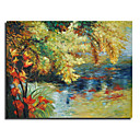 Mano Extendida Hizo La Pintura De Paisaje (0695-la-90)