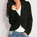 Seul Bouton Grain Blazer Femmes / Blazers Pour Femmes (0101al003-0497)