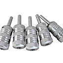 5x En Acier Inoxydable Grip Tattoo Machine + Tiges Tube De Retour (12.09-0359-3)