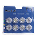 8-decoraci�n Veh�culo Conducido A Prueba De Agua / Se�al De L�mparas (12v Blanco)
