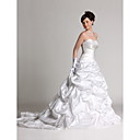 Robe Boule Ch�rie Chapelle Train Robe De Mari�e En Taffetas (hsx1251)