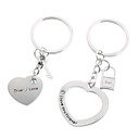 Inoxidable Amantes De Llaveros (bloqueo Y El Coraz�n / 2-piece Set)