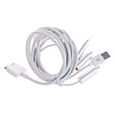 wholesale Premium Composite AV + USB Sync Charging Cable with Auth-Chip for iPod/iPhone 2G/3G 2.2.1