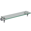 Accessoires De Salle De Bains �tag�re En Verre En Laiton Massif (0640-2609)
