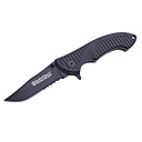 Manual De Acero Al Carbono De Liberaci�n Navaja Con Pinza (19cm De Longitud Completa)