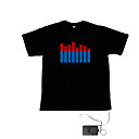 El Sonido Y La M�sica Activa El Visualizador Vu-t-shirt Bailar�n Espectro (4   Aaa)