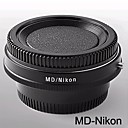 Md-adaptateur Nikon Objectif Mont� Md Minolta Pour Reflex Num�rique Nikon (md-nikon) Avec Verre Optial (cca157)