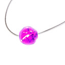 P�rpura Claro Glitter Llev� Collar (3   Ge13 Incluido)