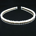 Magn�fico Cristales Claros Y Las Perlas De Imitaci�n Tiara De Novia De La Boda / Cabezal / Diadema (wh026)
