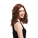 Capless Longueur Moyenne Perruque Synth�tique De Haute Qualit� Auburn Aspect Naturel Des Cheveux Boucl�s (0,479 � 11,18-ms209)