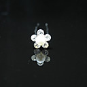 Magn�fico Claro Cristales De Bodas Alfileres De Novia Y Flores (fz009). 6 Unidades Por Lote