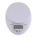 1.7 LCD Digital Kitchen Scale 5kg Max1g Resolution