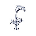 M�langeurs Chrom�es Centerset Salle De Bain Lavabo Robinet (0656-gl-104a)