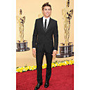 2010 Oscar Zac Efron Unique � Poitrine Portent Sur La Touche 2 Mari� Centre A�r� / Tuxedo / Veste Et Pantalons Pour Hommes