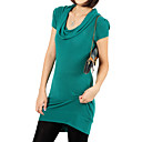 Manches Courtes Robes Des Femmes Capot De Cou (1801bc014-0857)