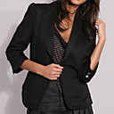 Manches Trois-quarts De Revers Vestes Pour Femme (0102bc010-0497)