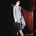 Unique � Poitrine Touche 2 Revers Centre A�r� Cran Usure Standard Mari� Laine / Tuxedo / Veste Et Pantalon Pour Hommes