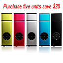 1GB Fashion Design With USB MP3 Player 5 Color/ 5 PCS Per Package(SZM1210)