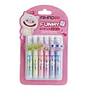 Cute Bear Glitter Gel Pen with 6-Pack Refills
