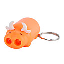 Vaca Cute 2-llavero Linterna Led (incluidas Las Bater�as / Pilas Incluidas)
