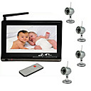 Baby Moniteur Sans Fil Set (2.4ghz 7-inch Spectateur Sans Fil + 4 Cam�ras � Vision Nocturne) (sfa-010234)