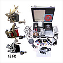 Livraison Gratuite Kit Professionnel Tattoo Machine S�rie Compl�te Avec 3 Machines Gun Tattoo (0359-03.16-t020)