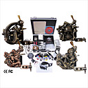Livraison Gratuite Kit Professionnel Tattoo Machine S�rie Compl�te Avec 4 Machines Gun Tattoo (0359-03.17-c055)