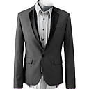 1 Bouton De Centre-a�r� Usure Des Joints Mari� Revers En Laine / Tuxedo / Veste Et Pantalons Pour Hommes