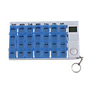 7-p�ldora Del D�a Caja Del Gabinete Al D�a Recordatorio De La Alarma Del Temporizador Lcd (ceg8100)